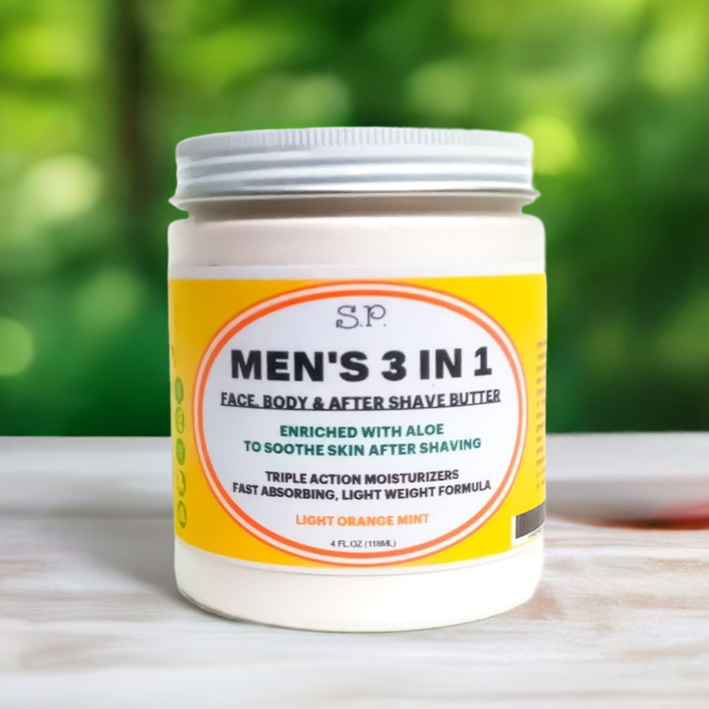 Men's 3 in 1 Orange Mint Body Butter