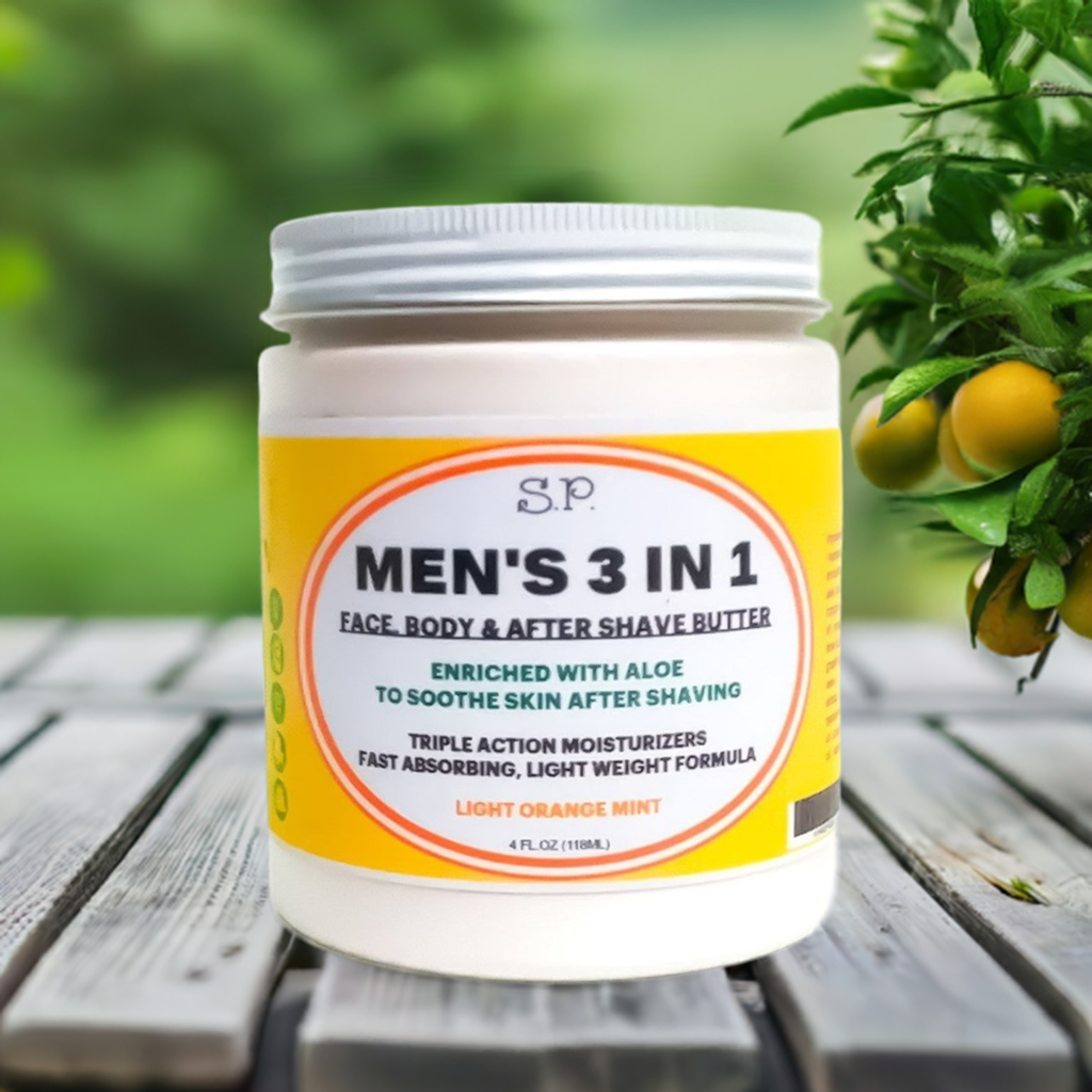 Men's 3 in 1 Orange Mint Body Butter
