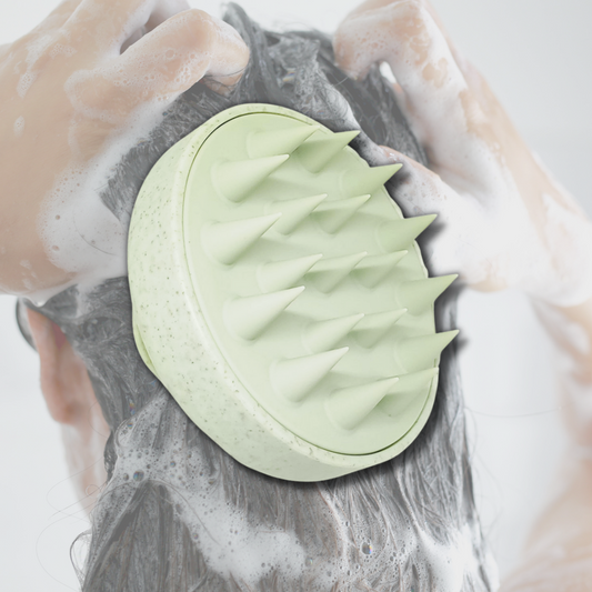 Scalp Massaging Shampoo Brush Soft Green