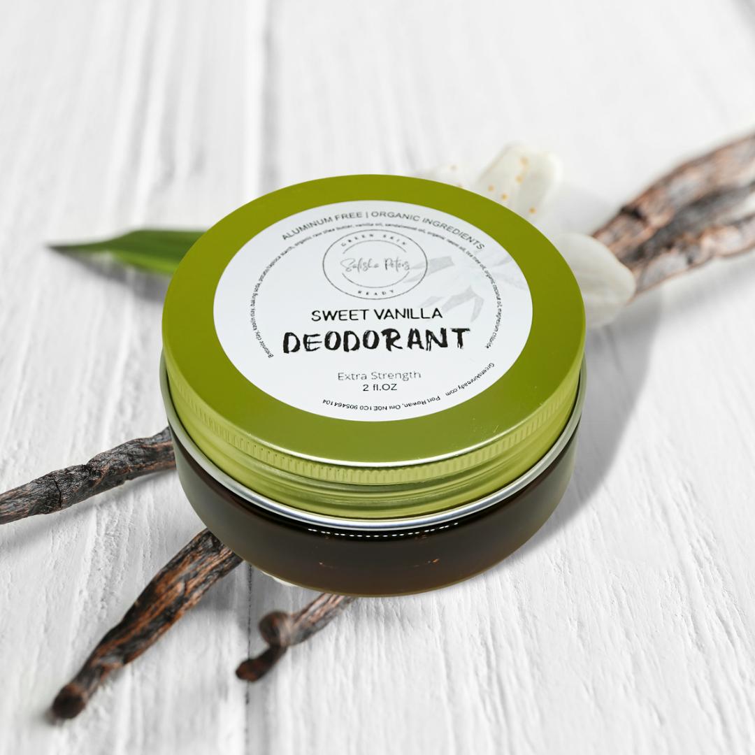 Sweet vanilla organic vegan deodorant cream 