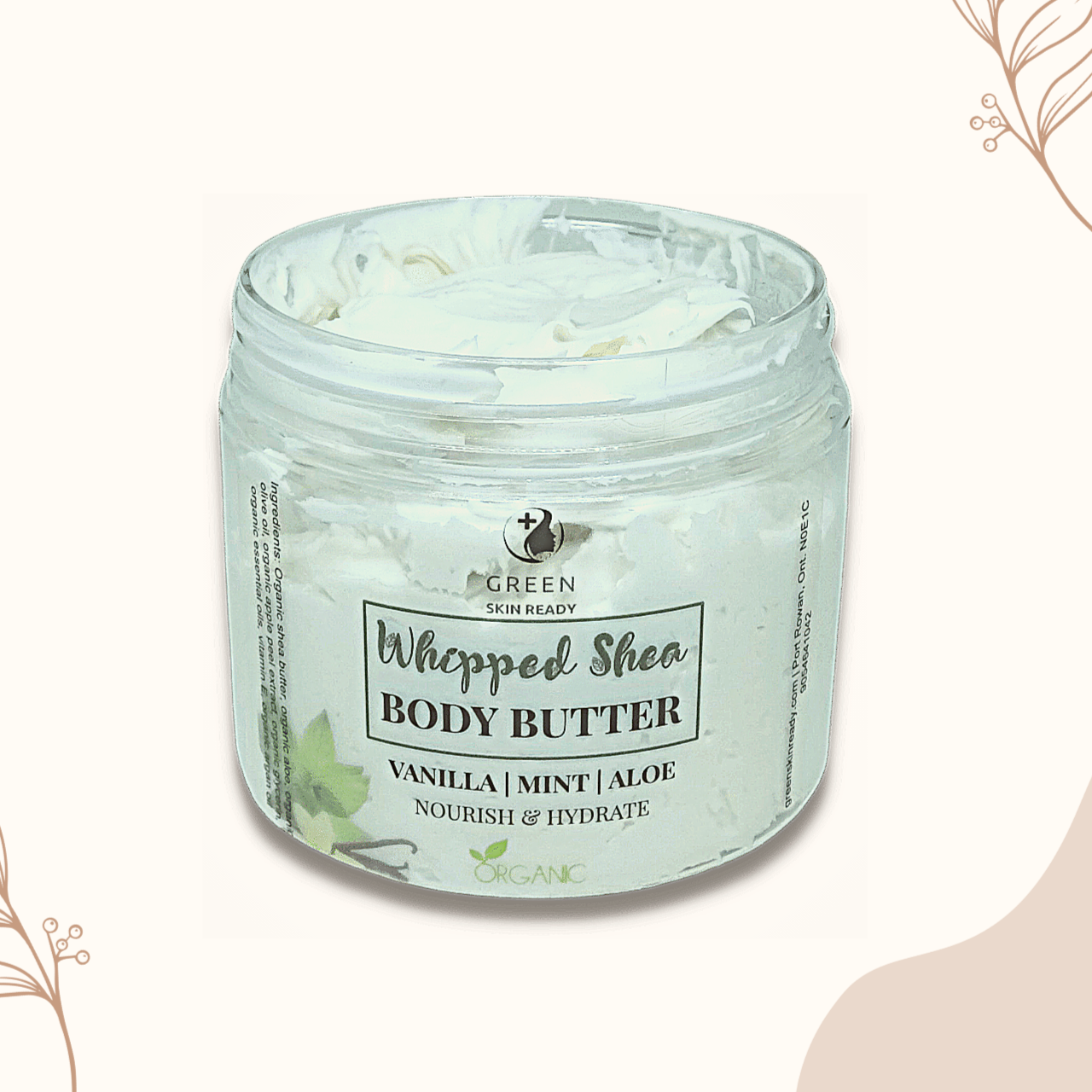 Whipped Shea Vanilla Mint Body Butter