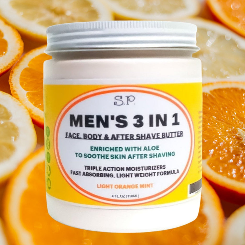 Men's 3 in 1 Orange Mint Body Butter