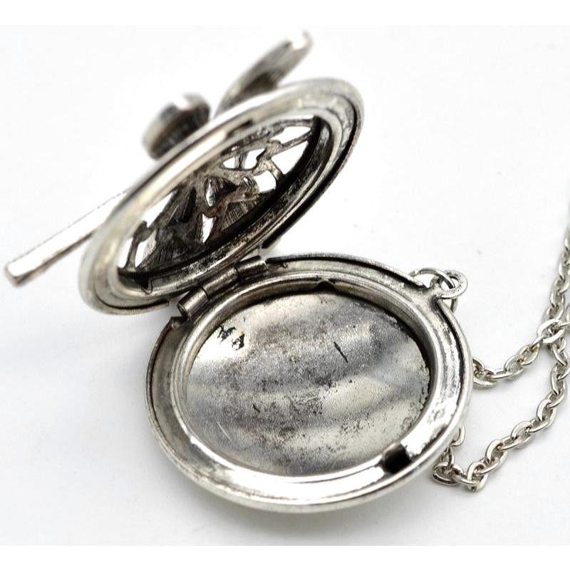 Aromatherapy Essential Oil Diffuser Vintage Necklace With Pad And Carry Pouch Free Shipping