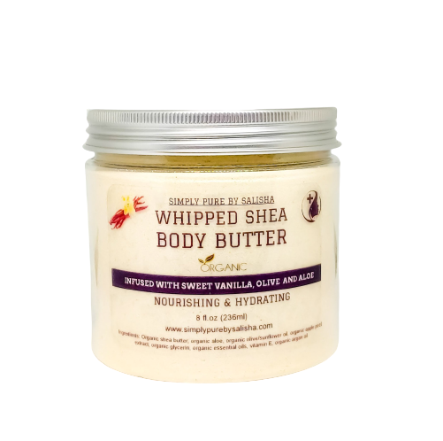 whipped body butter gift set with tea and face mask